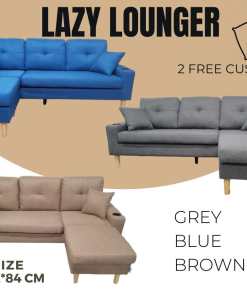 Lazy Lounger - L-Shape Reversible Chaise sofa