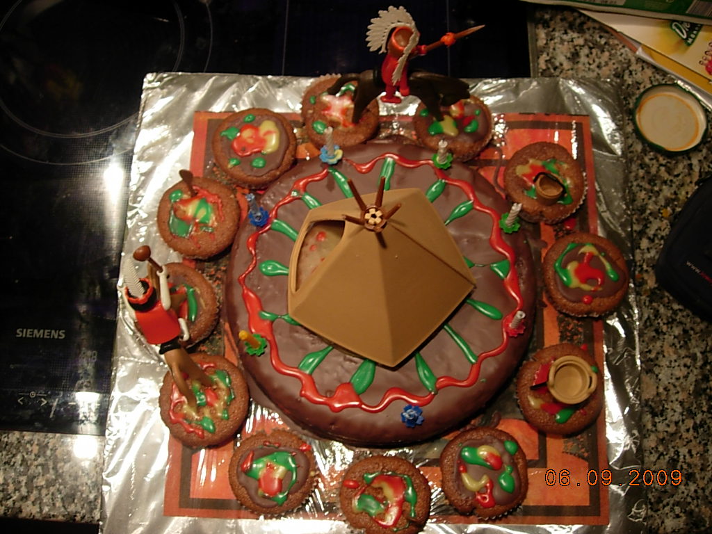 Schoko Indianer Kuchlein Zum Fasching Oder Geburtstag Baking Barbarine