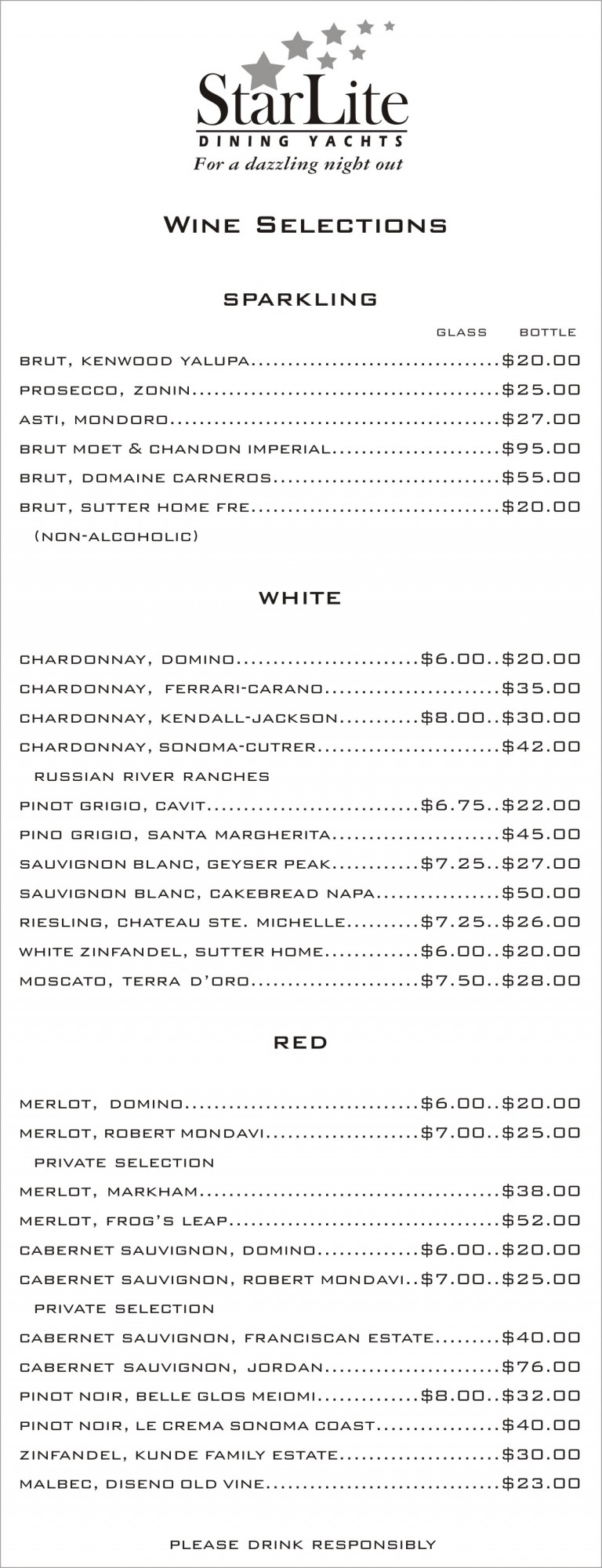 Starlite offers great dining, live entertainment and dancing with some of the best waterfront views in all of . Easter Brunch Buffet Yacht