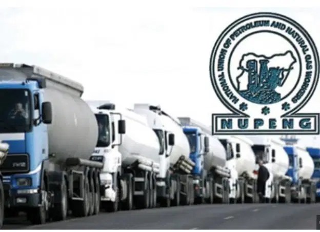 Fuel scarcity looms as NUPENG begins nationwide strike Monday Fuel scarcity looms as NUPENG begins nationwide strike Monday