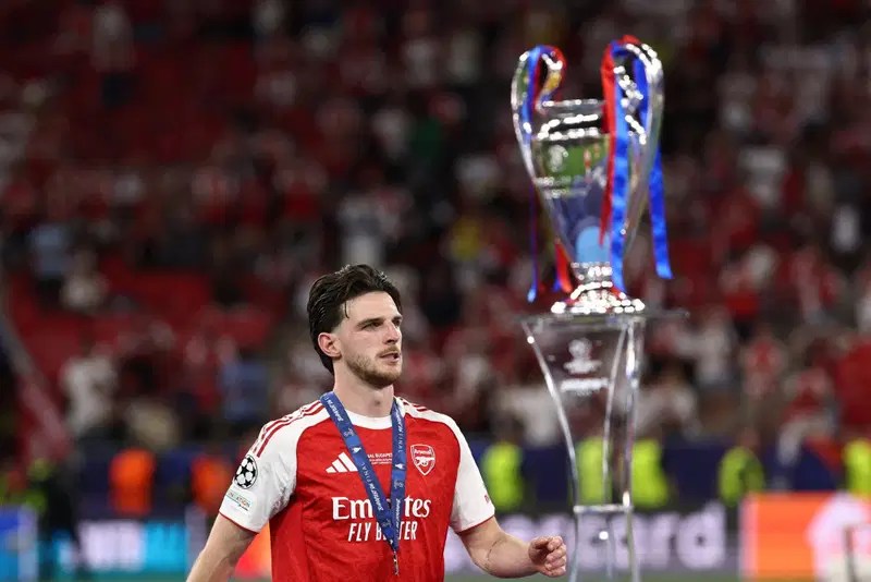 Champions League heartbreak ‘just the start’ for Arsenal, says Rice