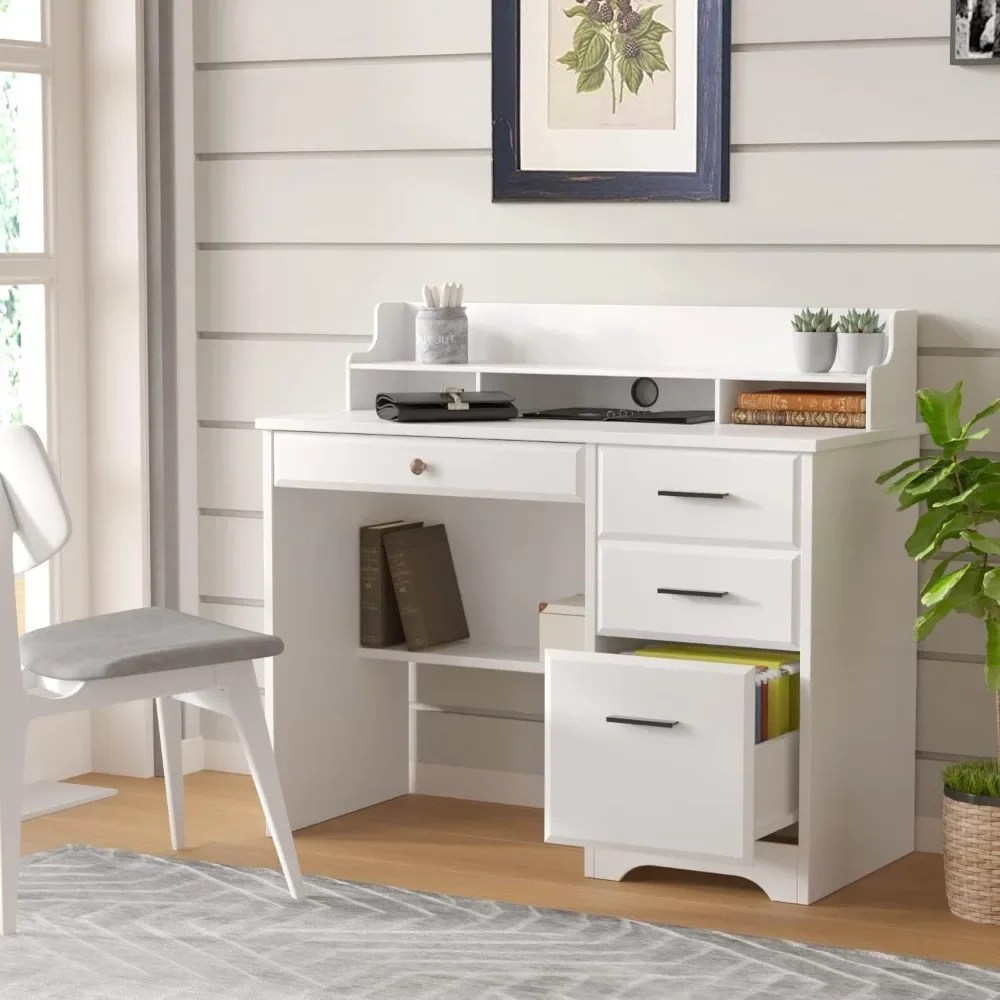 Desk-with-Drawers-and-Storage-Home-Office-Desk-Computer-Table-with-4-Drawers-Hutch-Desk-Small-1