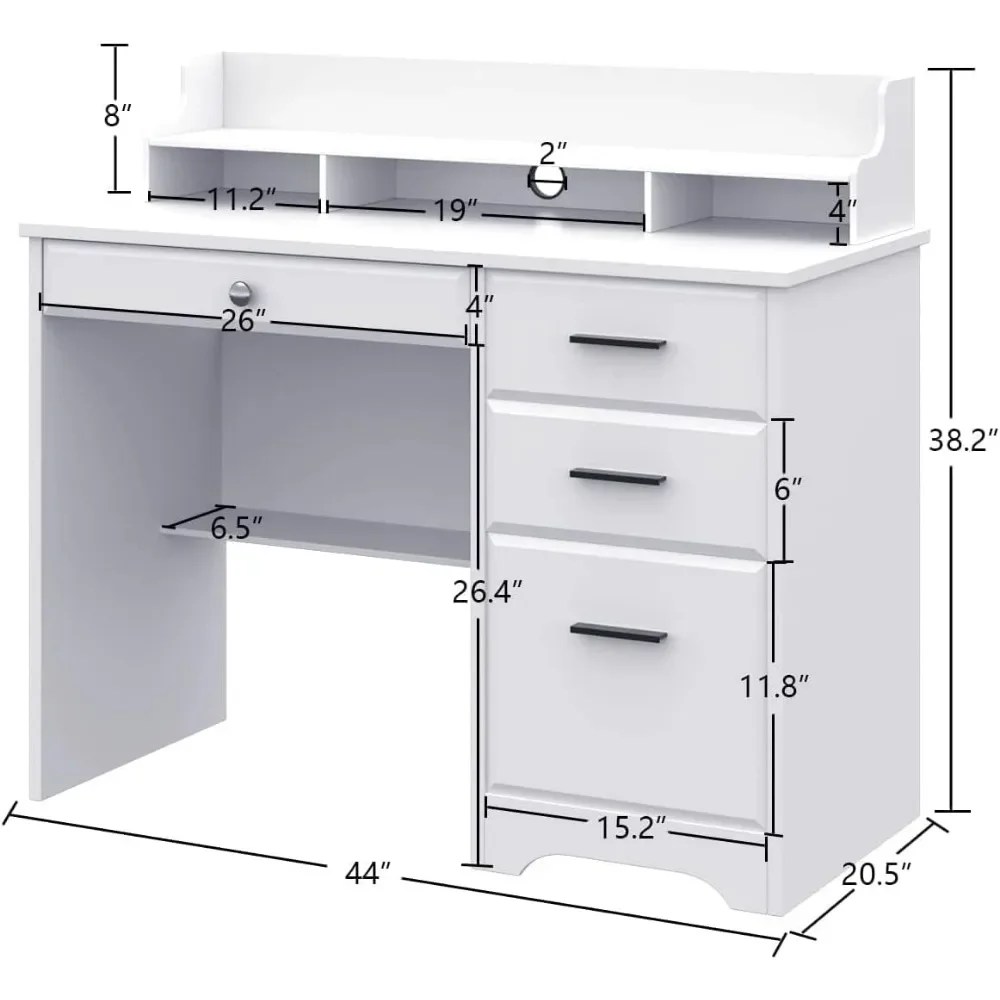 Desk-with-Drawers-and-Storage-Home-Office-Desk-Computer-Table-with-4-Drawers-Hutch-Desk-Small-2