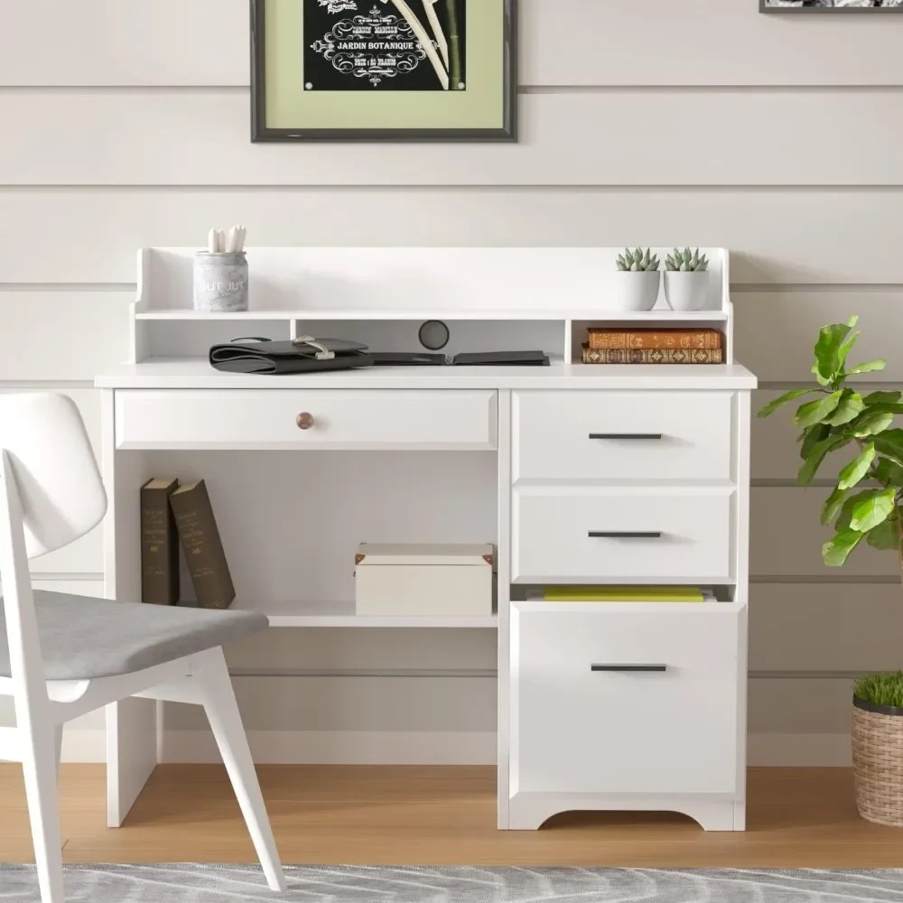 Desk-with-Drawers-and-Storage-Home-Office-Desk-Computer-Table-with-4-Drawers-Hutch-Desk-Small-4