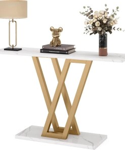 Console Table Hallway Table for Entryway 43 Inch Sofa Table Entryway Tables for Living Room,