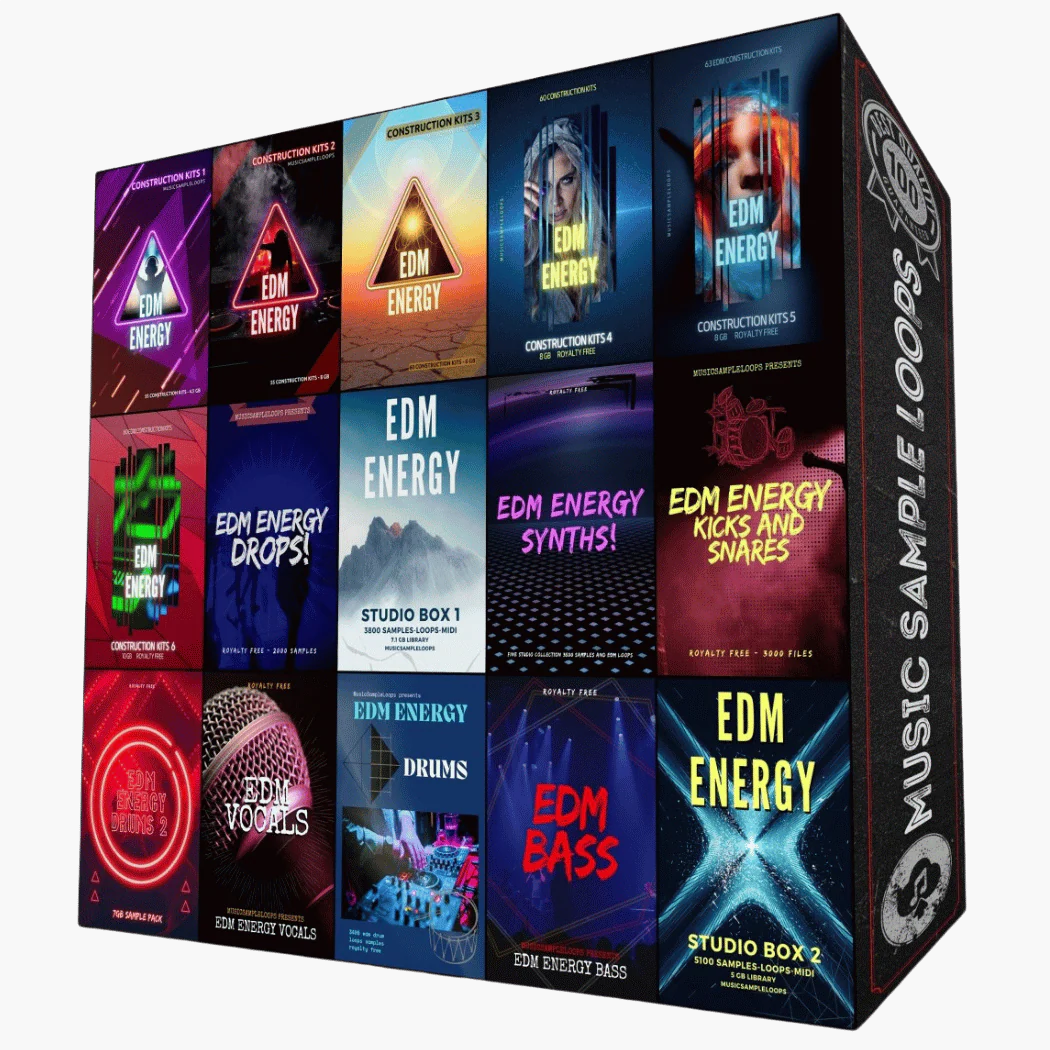 Music Producer Edm Energy Bundle 15 Volumes Star Samples And Loops