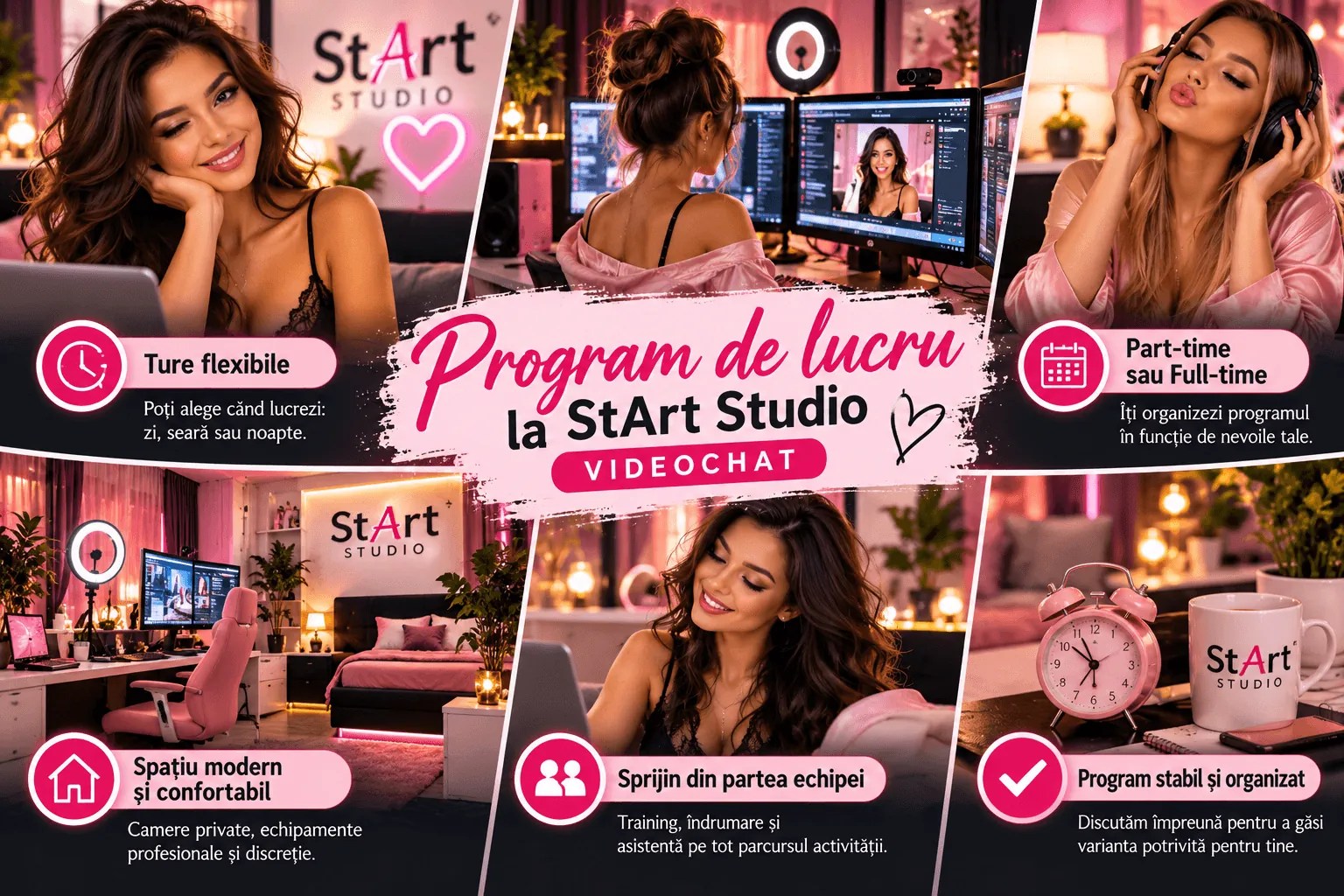 program de lucru start studio