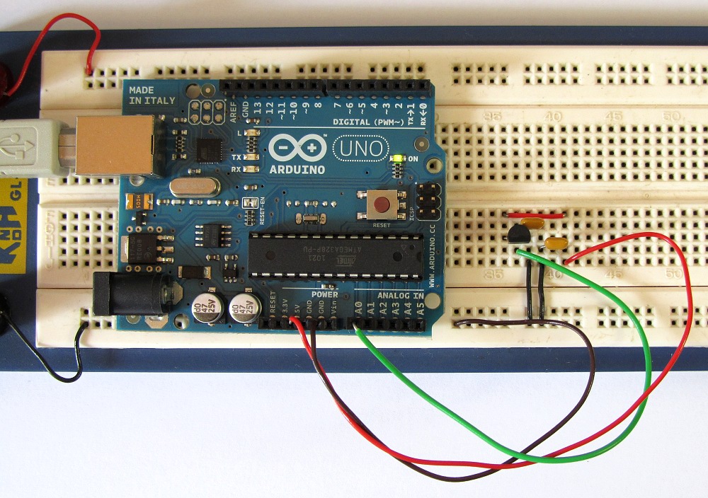 Tutorial 15 Arduino Serial Thermometer Circuit And Sketch