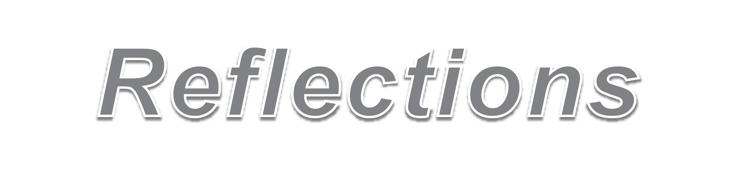 Reflections title image
