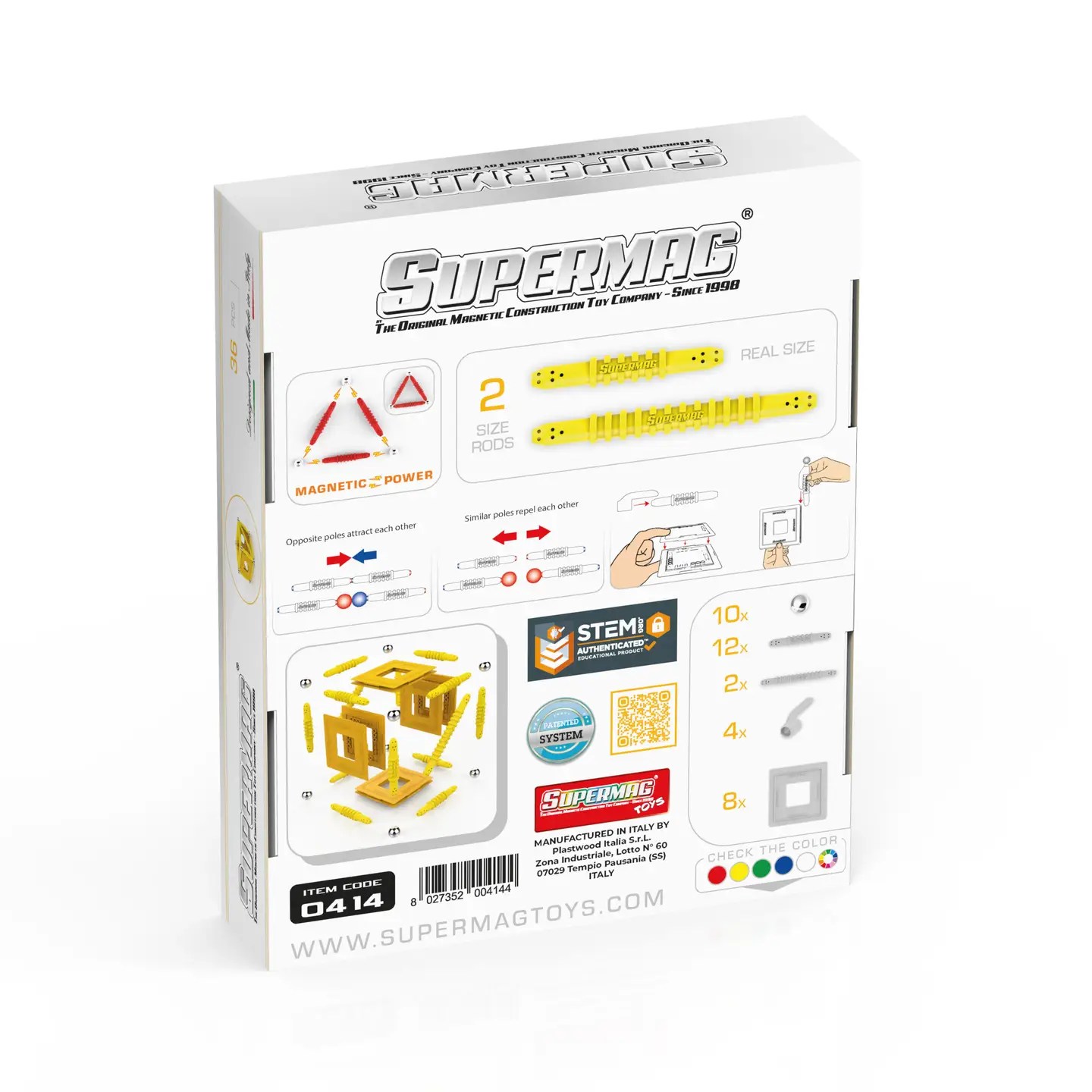 Supermag geometry 36 pcs