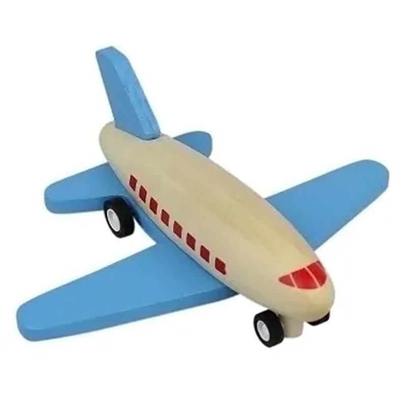 Bass & Bass - Wooden Plane With Pull pezzi 4,00 4,95 19,80 22 Back Wheels (set of 4)