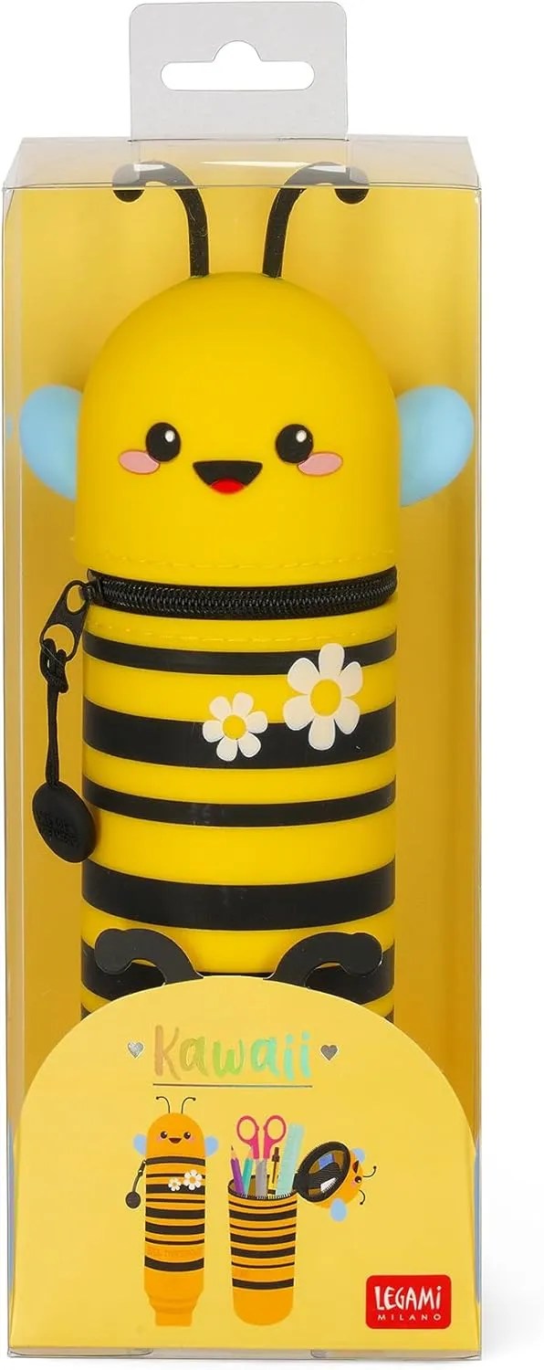 Kawaii  astuccio 2 in 1 in silicone - bee
