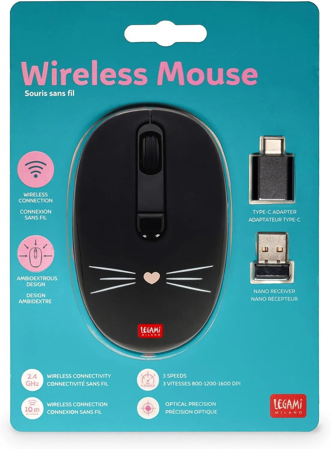 Wireless mouse - kitty