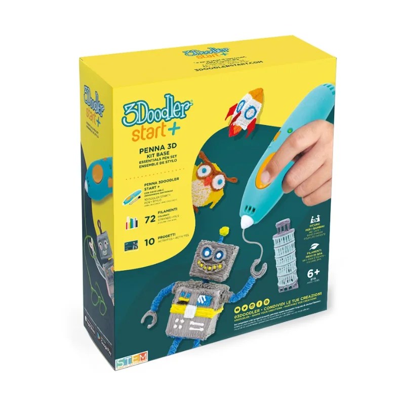 3Doodler start+ penna 3d cm 19x22x7 (splus)