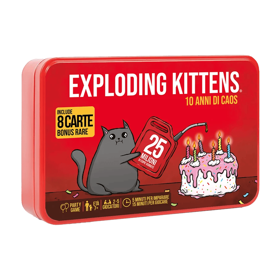 Exploding kittens 10 anni di caos
