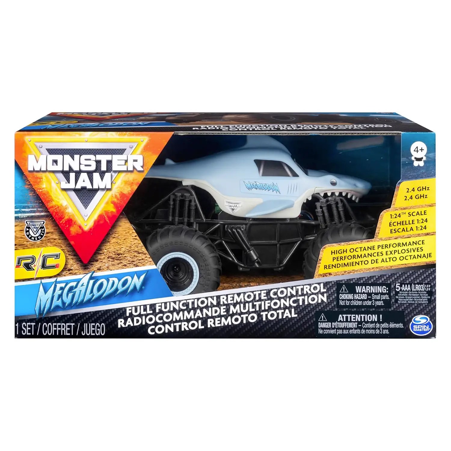 Monster jam 1:24th megalodon rc