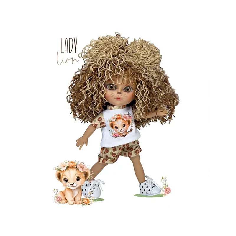 Nines d'onil bambola dainty lady lion 28cm