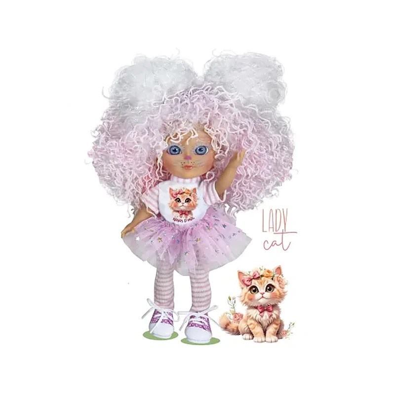 Nines d'onil bambola dainty lady cat 28cm