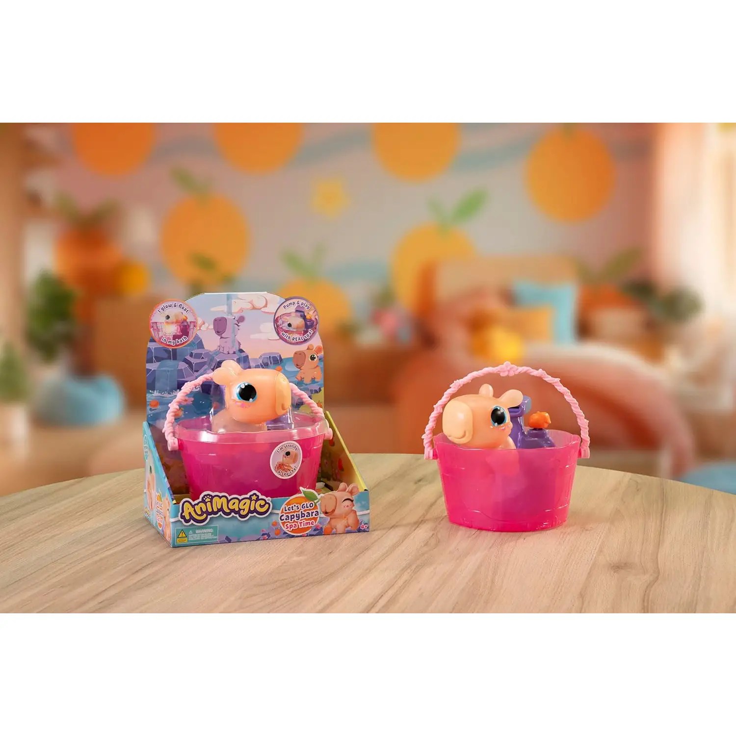 Animagic let's glo capybara spa time - capibara luminoso