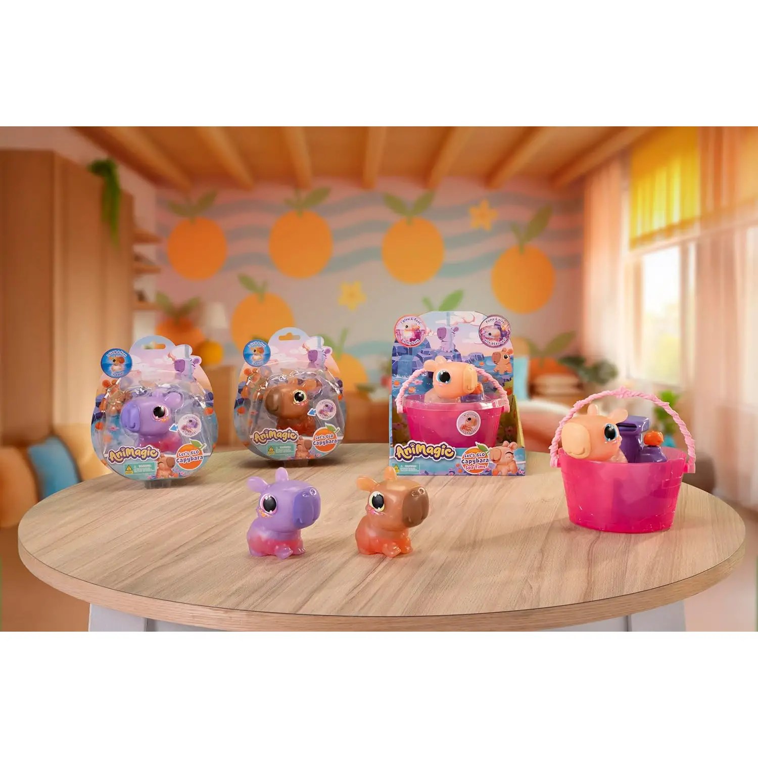 Animagic let's glo capybara spa time - capibara luminoso