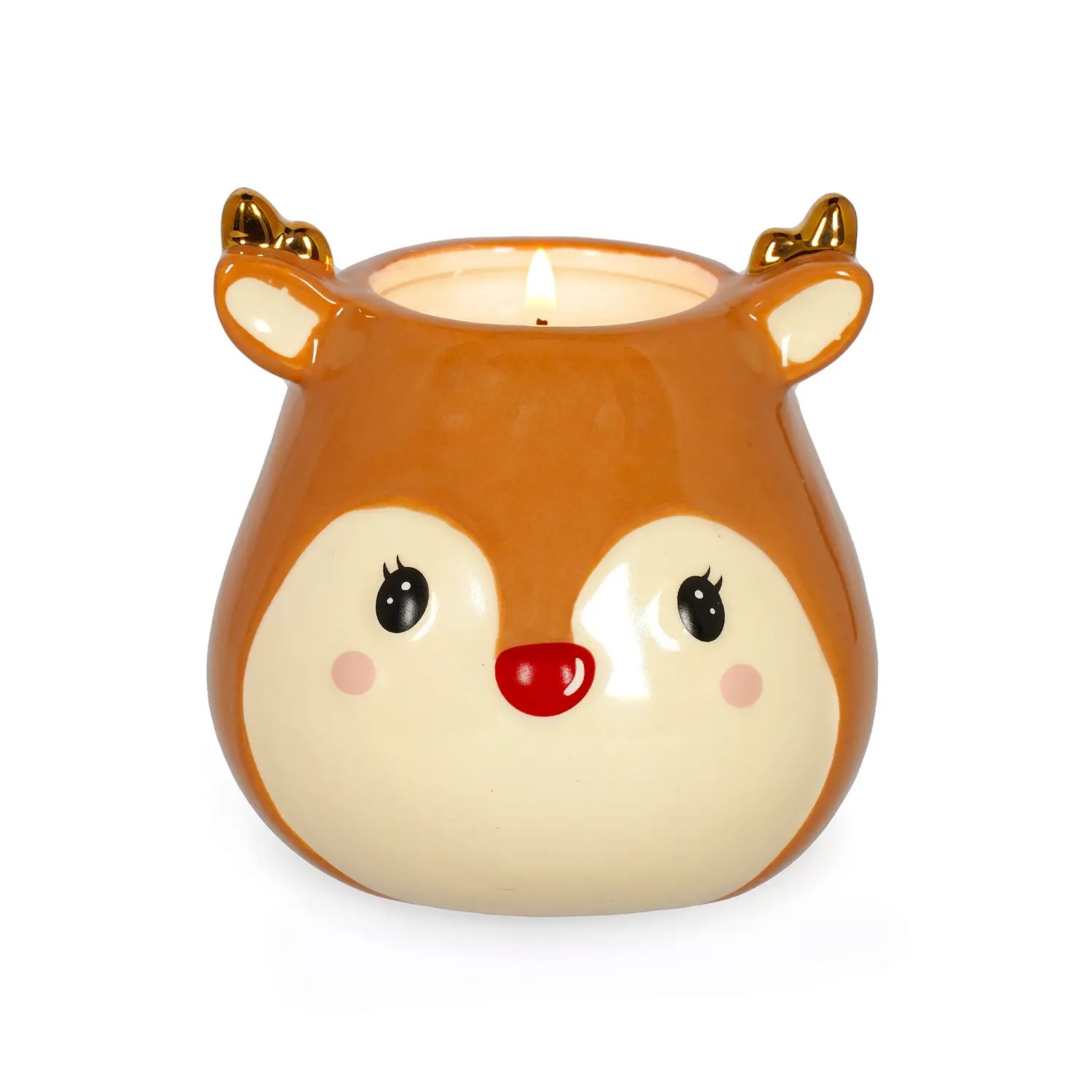 Scented candle - candela profumata - reindeer