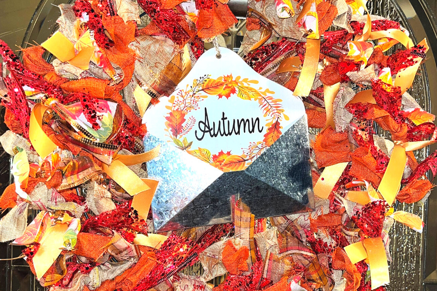 Fall Ribbon Wreath (2)