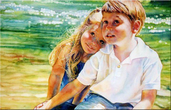 нарисованные детки