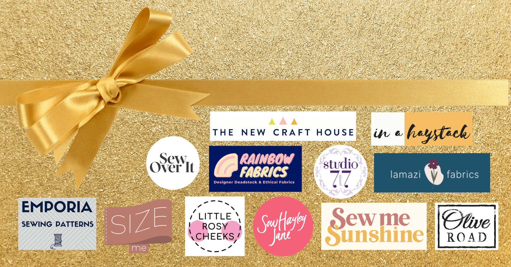 Birthday discounts from 12 small sewing businesses