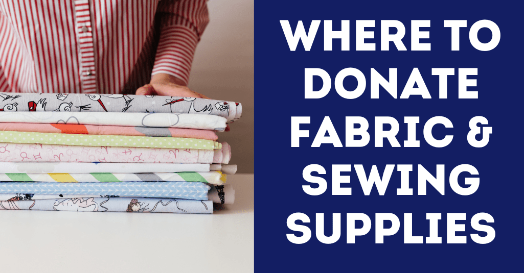Where to donate fabric and sewing supplies