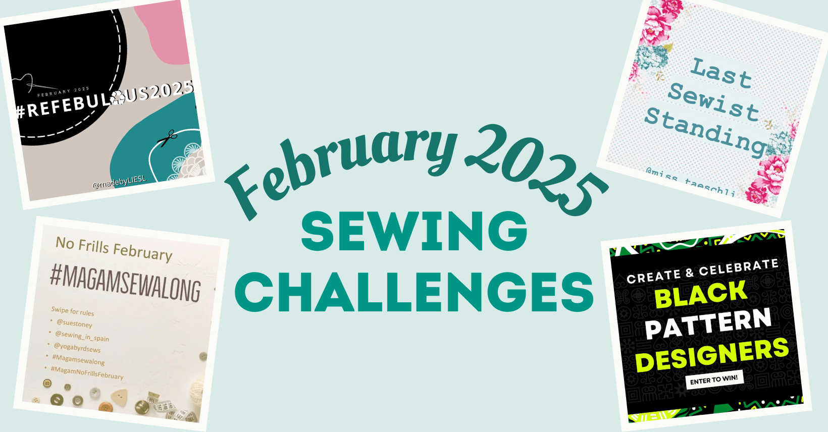 February 2025 sewing challenges