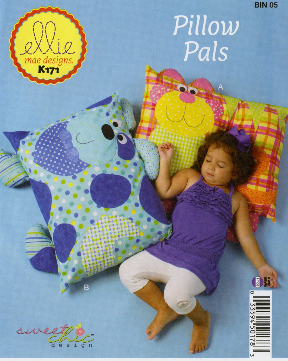 K171 Pillow Pals Cat or Dog Sewing Pattern