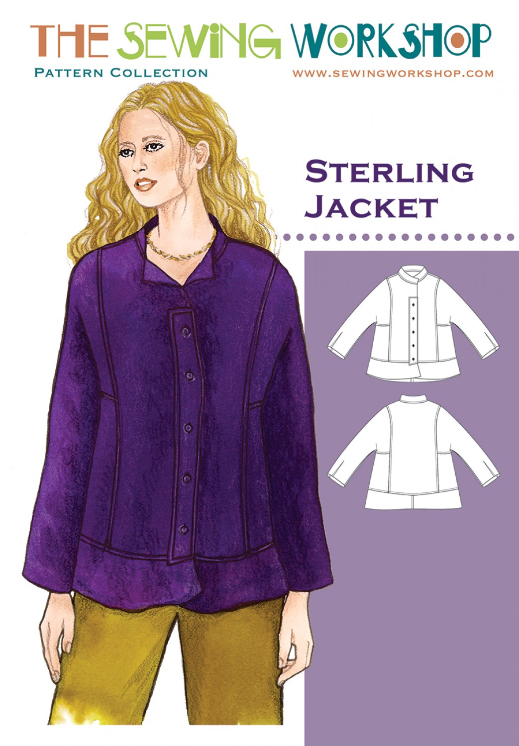 Sterling Jacket Printed Sewing Pattern by The Sewing Workshop