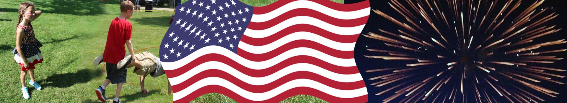 Small Town Fourth of July Banner