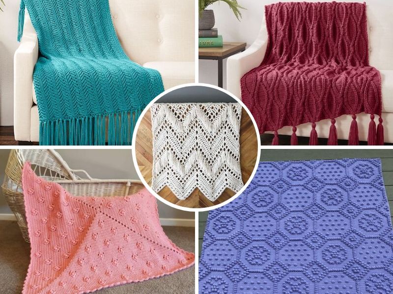 It will be a comfy addition in your home decor and you’ll surely admire it, because of the coziness and softness of this superb crochet pattern. One Color Crochet Blankets Ideas And Free Patterns