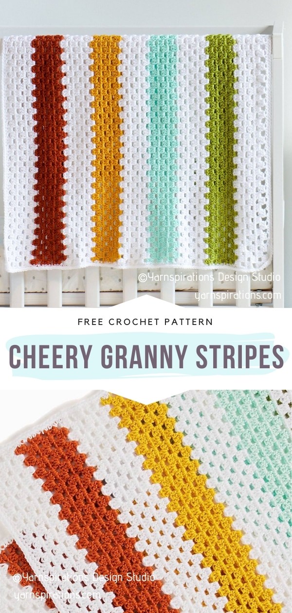 Home > crochet patterns from yarnspirations. Stripy Crochet Blankets For Beginners Free Patterns