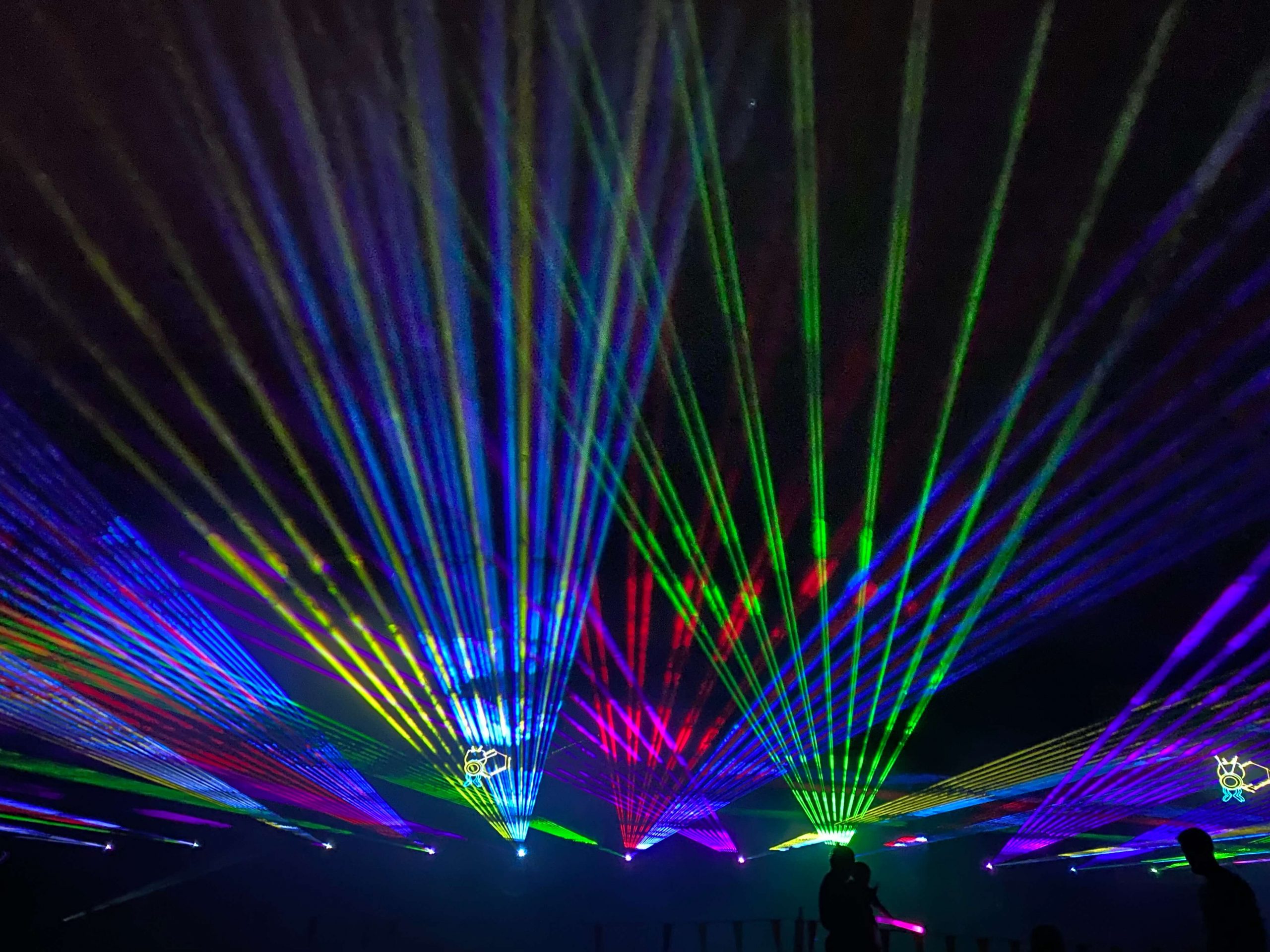 Check out the drive-in laser light show in woodstock this weekend