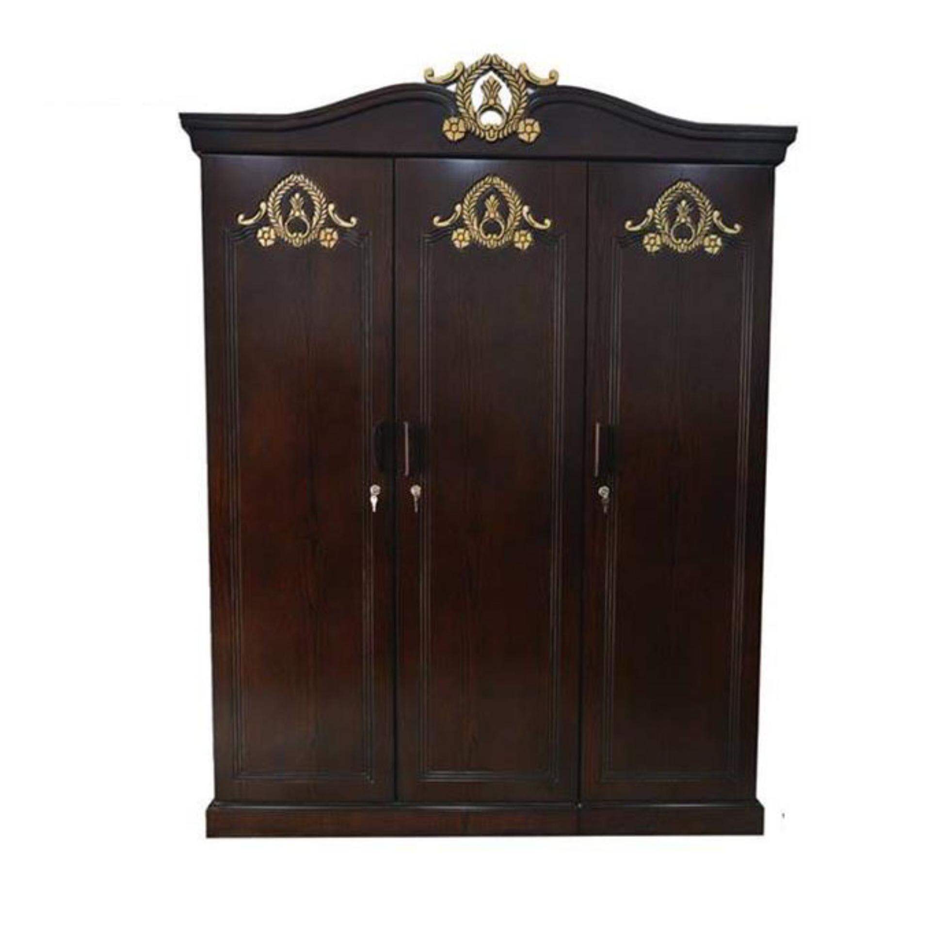 Aa 96 Malaysian Process Wood 3 Part Almirah 5 6 Feet Chocolate Buy Online At Best Prices In Bangladesh Daraz Com Bd