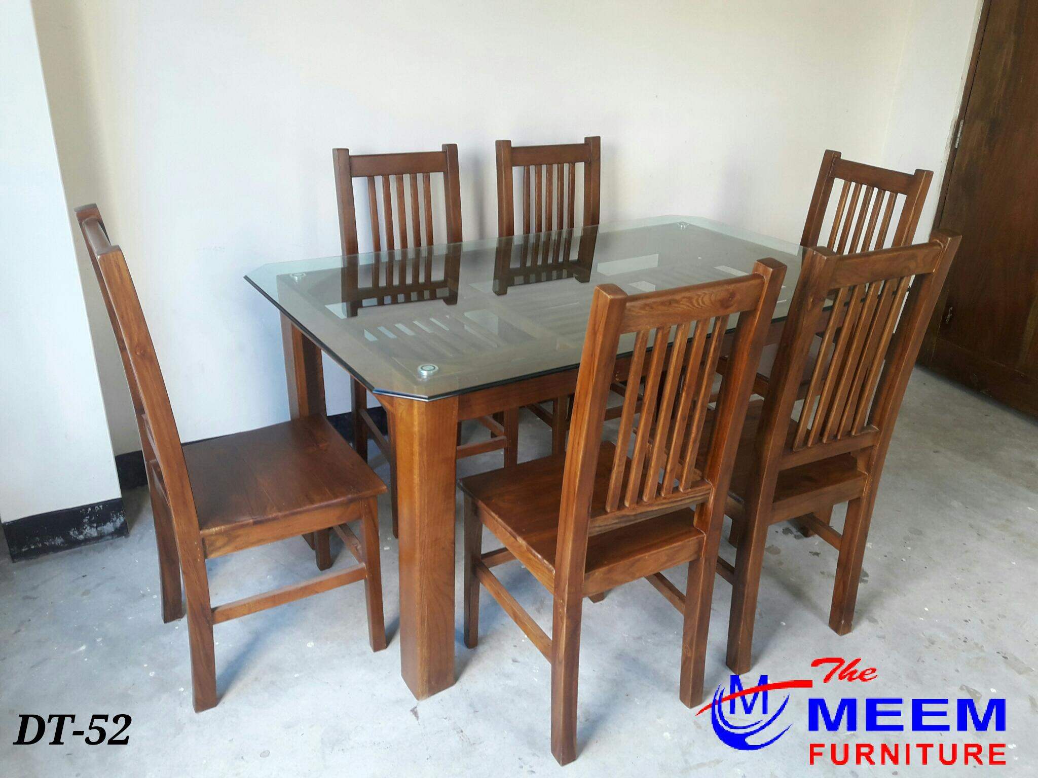 Dining Table With 6 Chair 5 X3 Full Ctg Segun Wood Buy Online At Best Prices In Bangladesh Daraz Com Bd