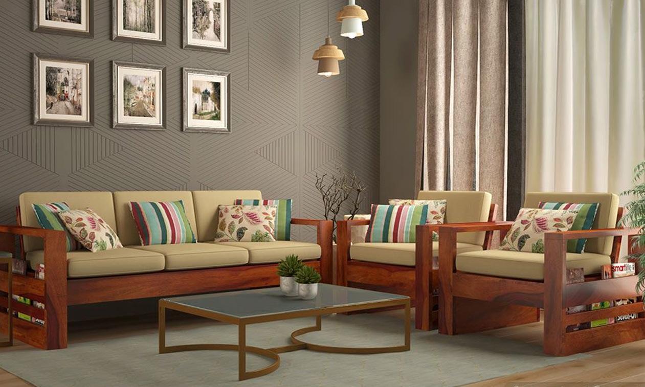 Olympia 5 Seater Wooden Sofa With Cushion Buy Online At Best Prices In Pakistan Daraz Pk