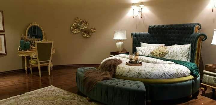 Fully Aposted Round Bed With Side Tables And Setties Buy Online At Best Prices In Pakistan Daraz Pk