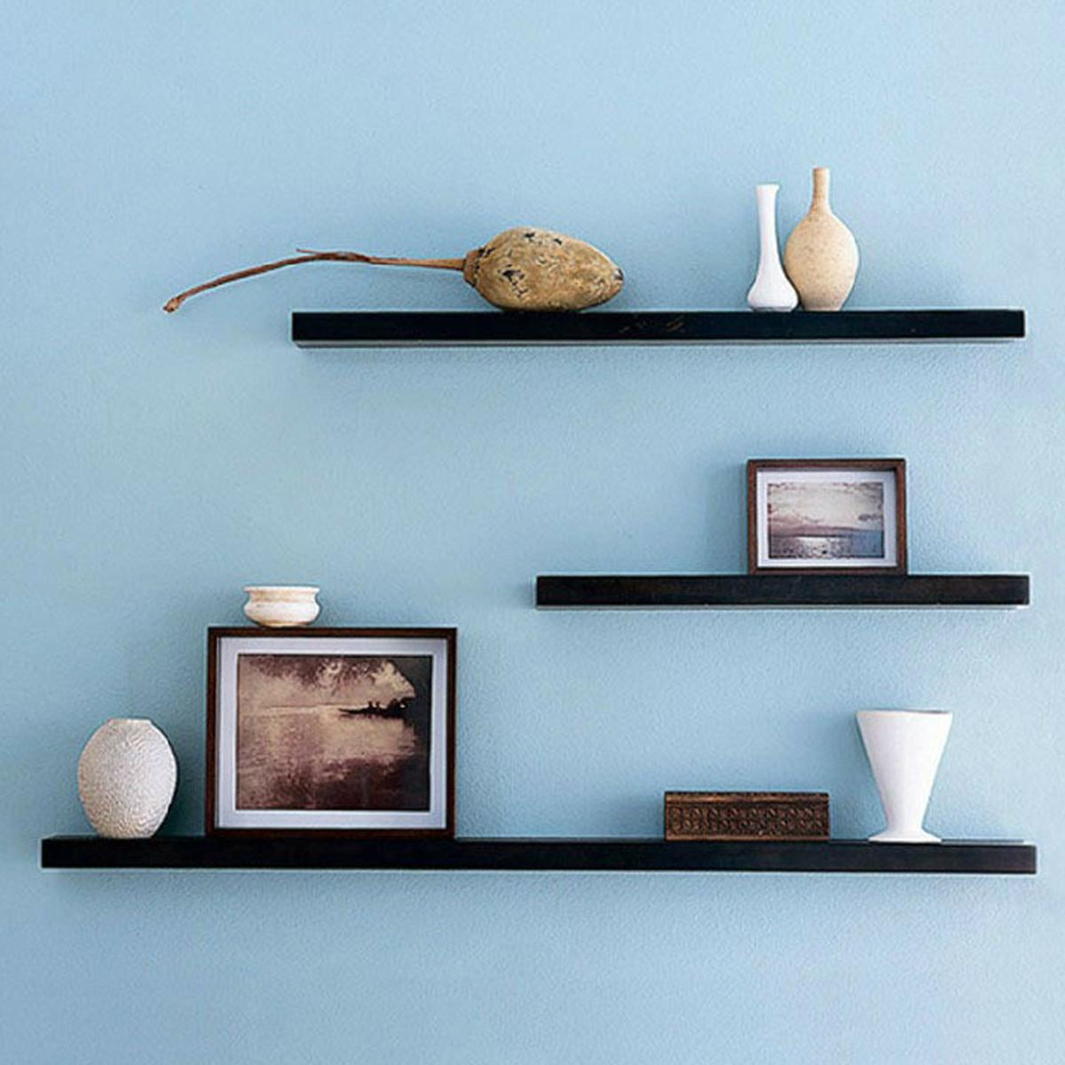 Wood Wall Floating Shelves Children S Room Living Room Bedroom Wall Rack One Word Partition Shelf Shelf Wall Hanging Buy Online At Best Prices In Myanmar Shop Com Mm