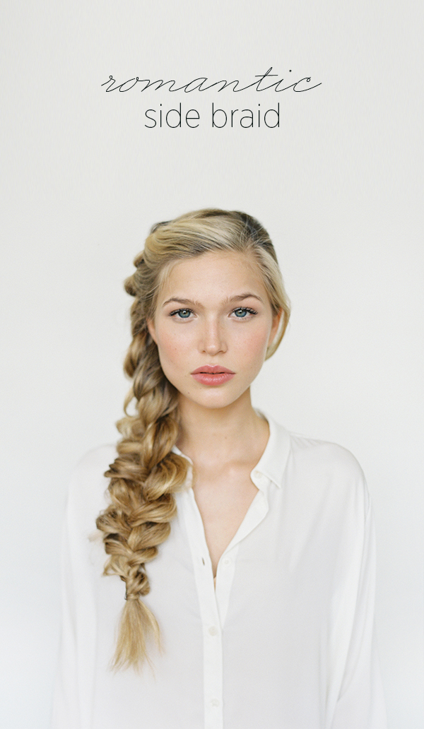 Quick and easy side braid hairstyles from pinterest
