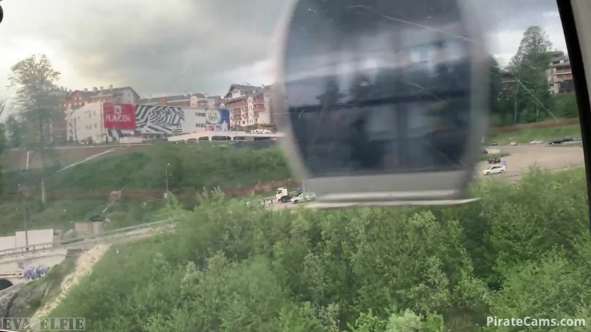 Eva Elfie - Teen Swallows Loads of Cum on a Cable Car - Public Blowjob - HD  - (Webcam) - XFantazy.com