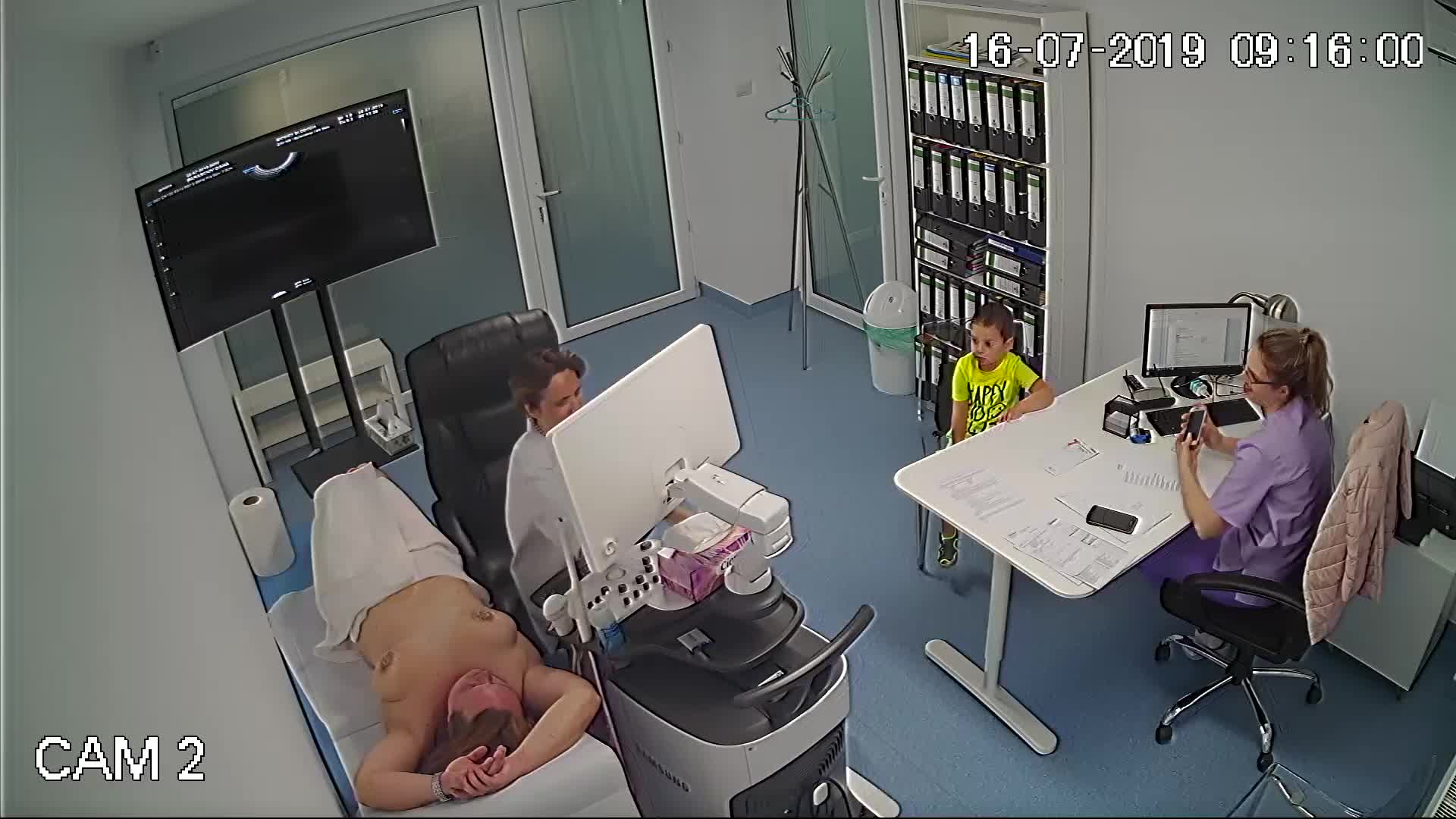 Voyeur - Real hidden camera in gynecological cabinet 3 on voyeur - k2s.tv