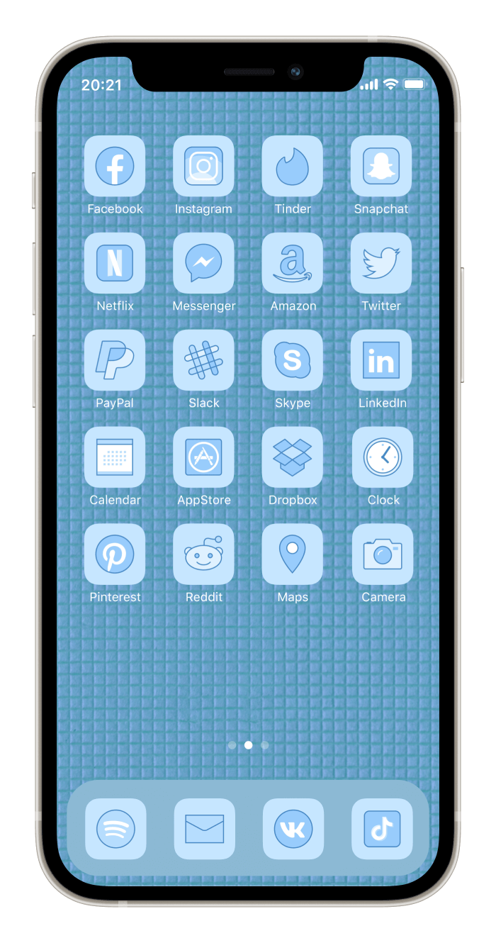 Blue Aesthetic Appstore Icon 180 Blue Aesthetic Home Screen App Icons