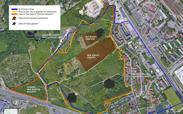 Plaszow Camp Map Guided Tour Of The Plaszow 640x400 