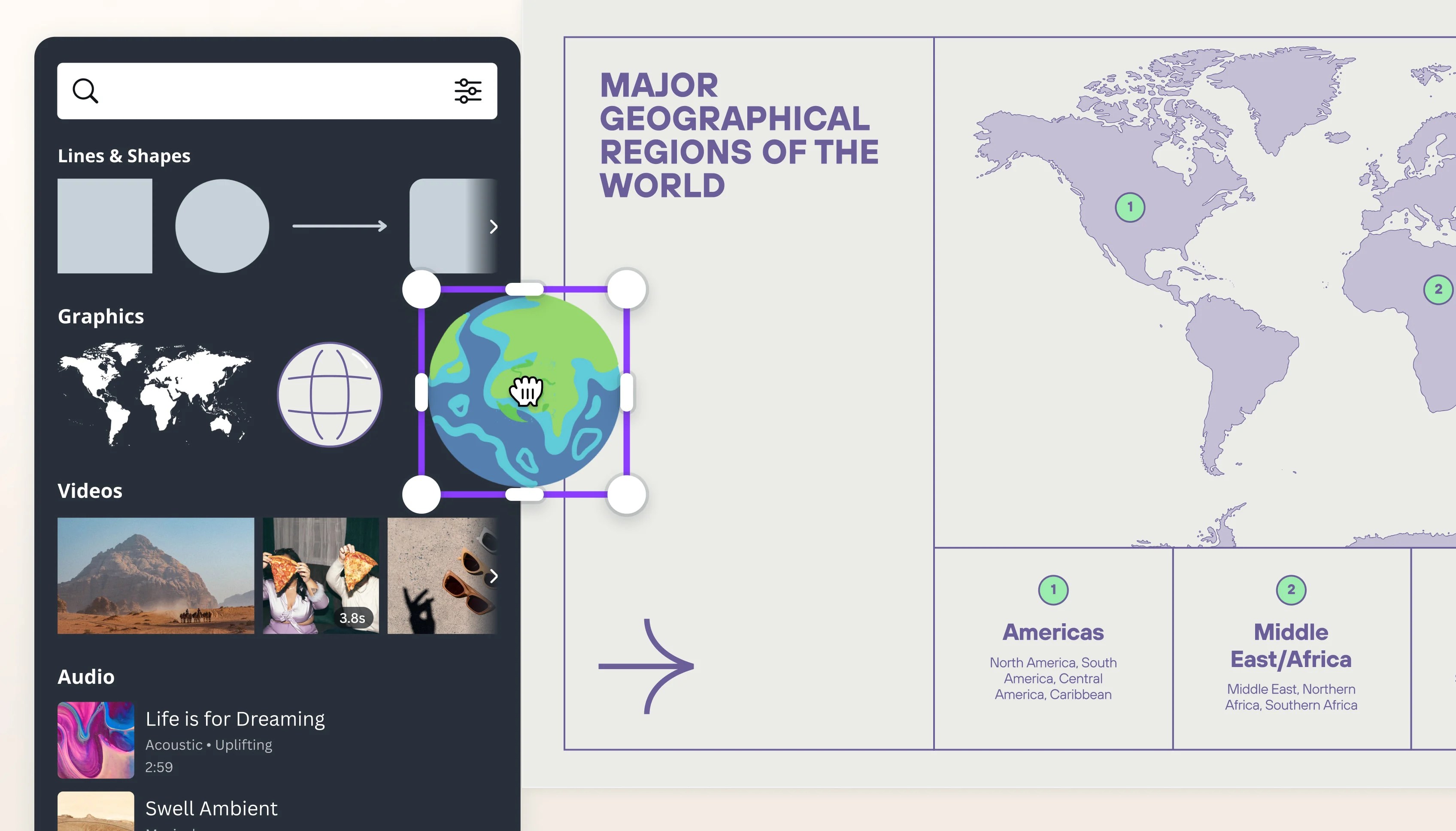 Graphic Design Infographic Map Lead2x 