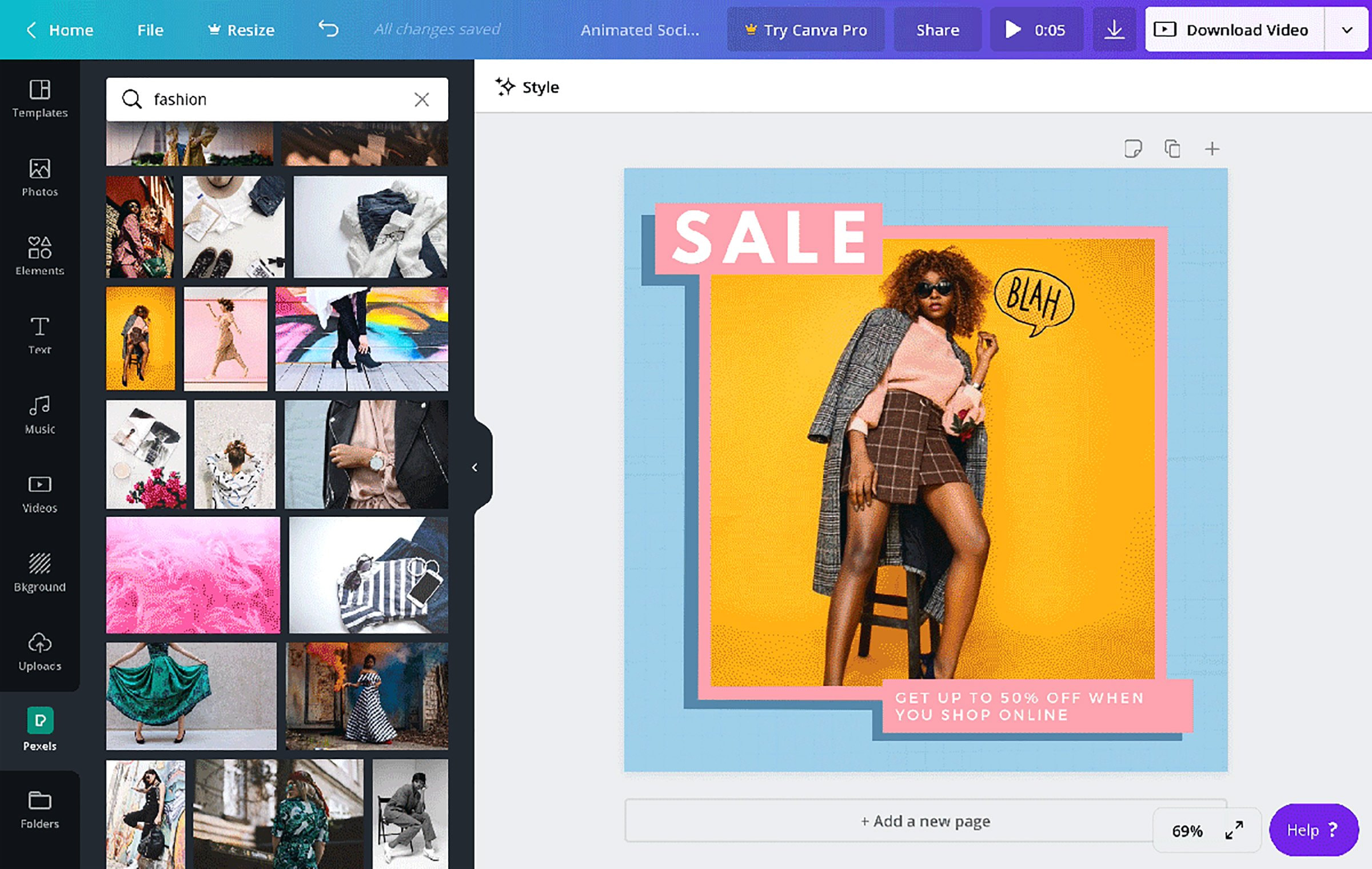 Edit Foto Kamu Dengan Menambahkan Sticker Canva
