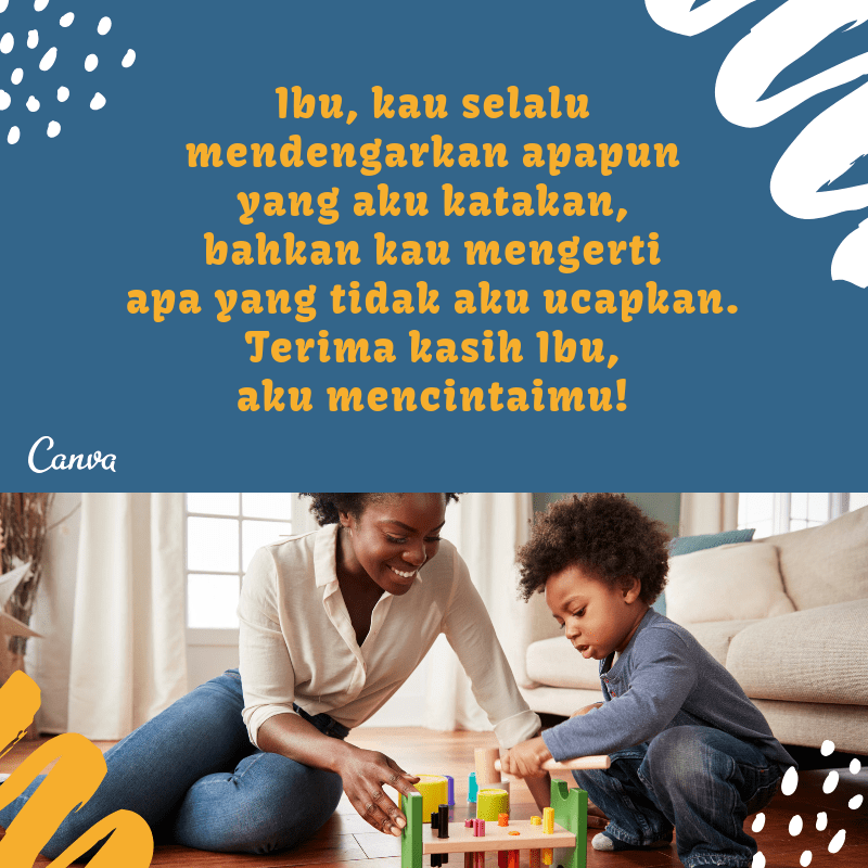 Ucapan Selamat Hari Ibu Penuh Cinta Dengan Gambar Canva Jika kalian malu untuk mengucapkan kata kata untuk mama secara langsung maka kalian bisa kirimkan ucapan hari Ibu berikut ini. Ucapan Selamat Hari Ibu Penuh Cinta Dengan Gambar Canva Dp Bbm Hari Ibu Ucapan Selamat Hari Ibu Hari Ibu Ibu Motivasi.