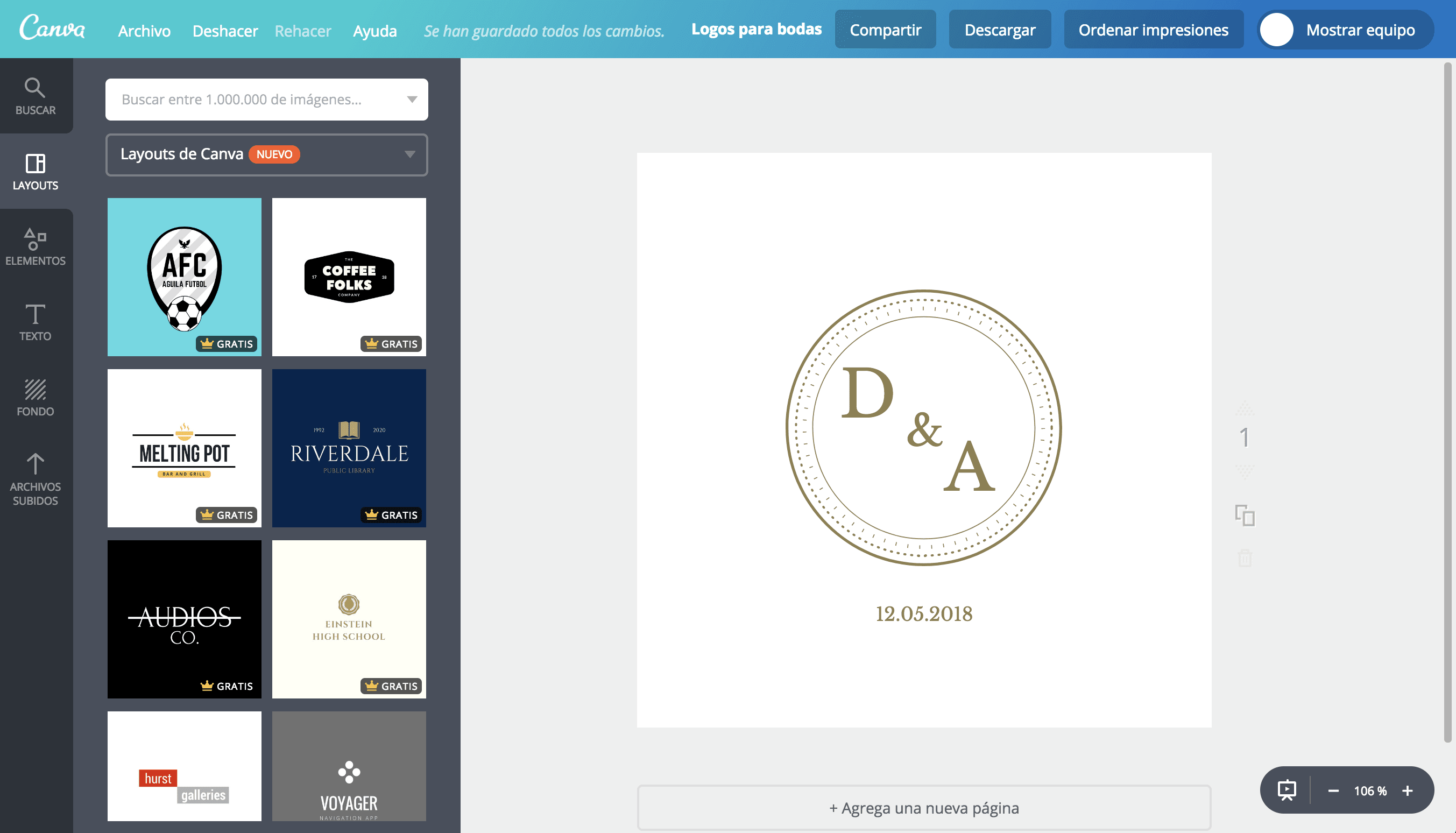 Crear Tus Propios Logos Para Boda Online Gratis Canva